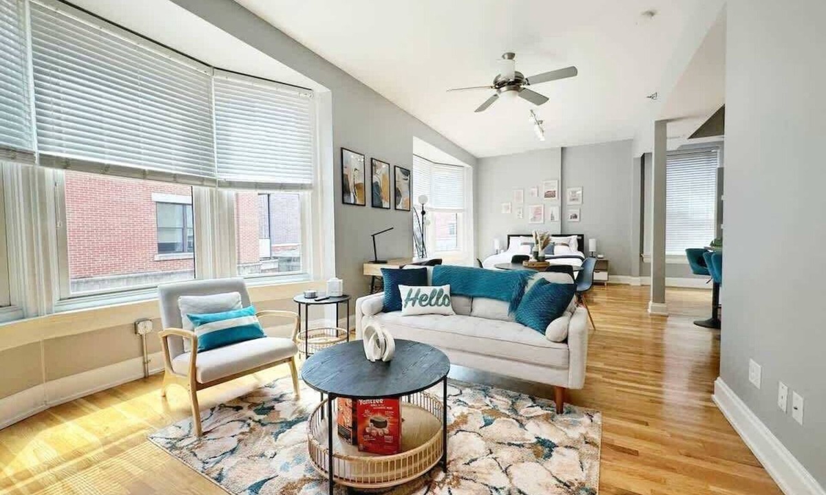 Over-the-Rhine Apartment | Boho Studio Loft in OTR Near Downtown Cincy