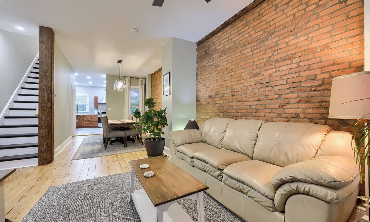 Lancaster House | Charming Lancaster City Townhome, Quiet Street and Walkable Location