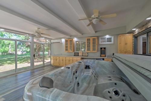 Selby-on-the-Bay House | Coastal Edgewater Home w/Private Hot Tub!