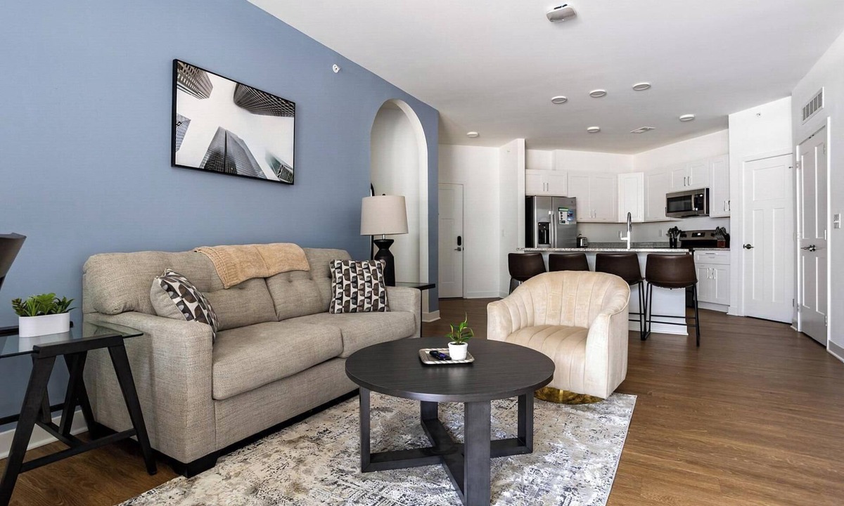 Downtown Indianapolis Apartment | Landing | Modern 2BD, Gym