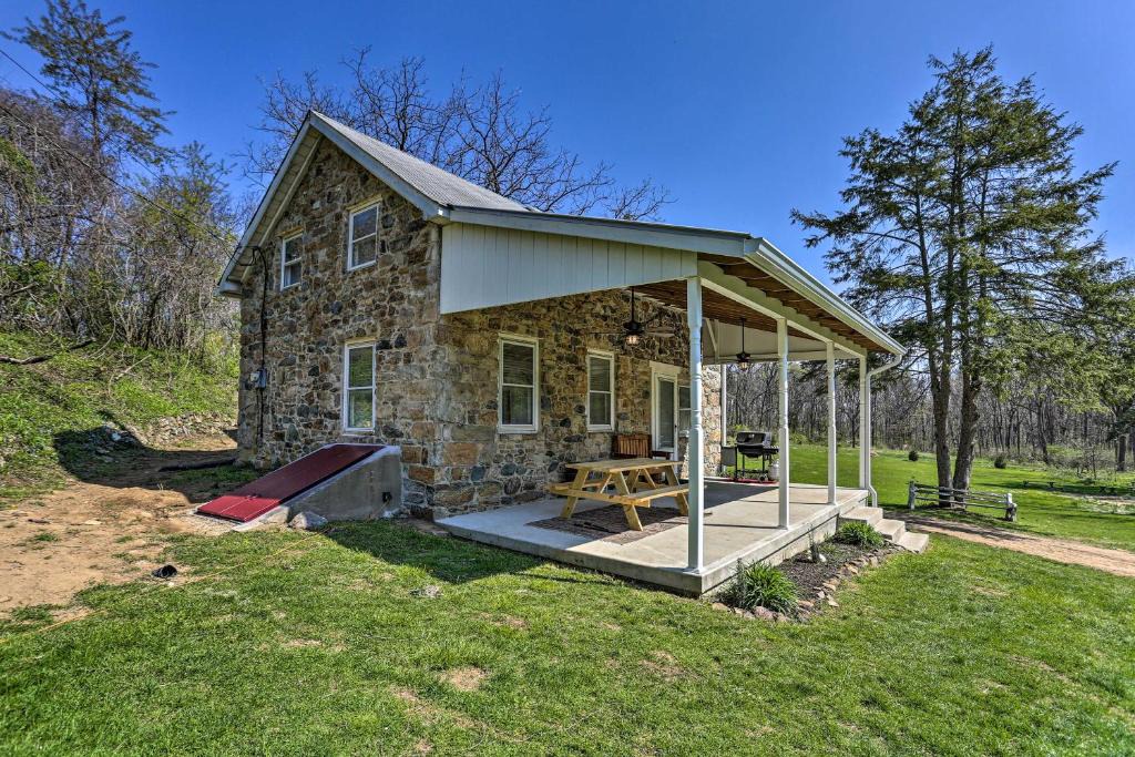 Hellertown House | Patio & Fire Pit: Idyllic Cottage in Hellertown!