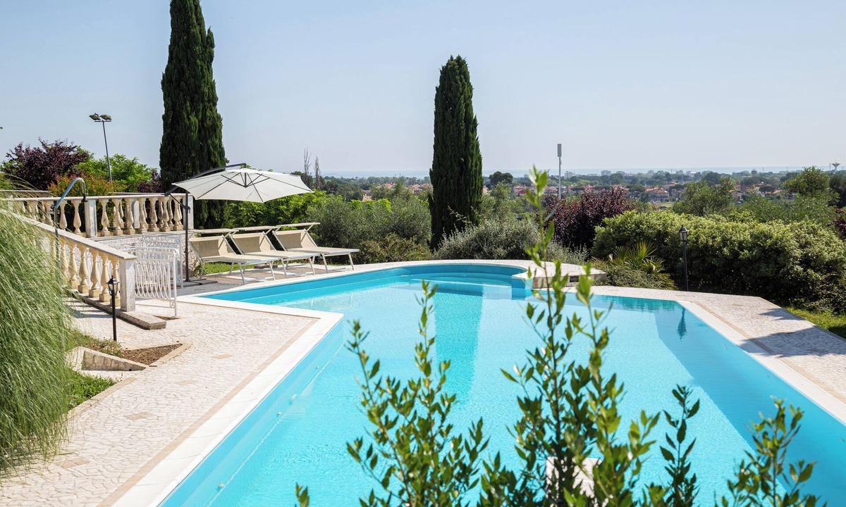 Misano Adriatico Villa | Portion of Villa with Pool