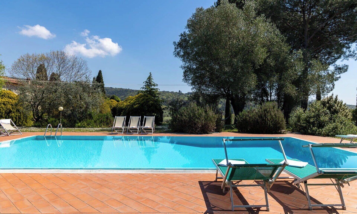 Vinci Villa | Stunning private villa with A/C, WIFI, private pool, TV, patio, pets allowed and panoramic view