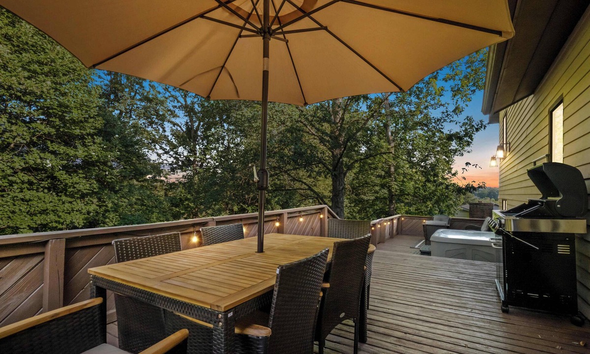Summersville House | Summersville 3-Bedroom Retreat w/Hot Tub, Fire Pit, Game Room, and Outdoor Deck