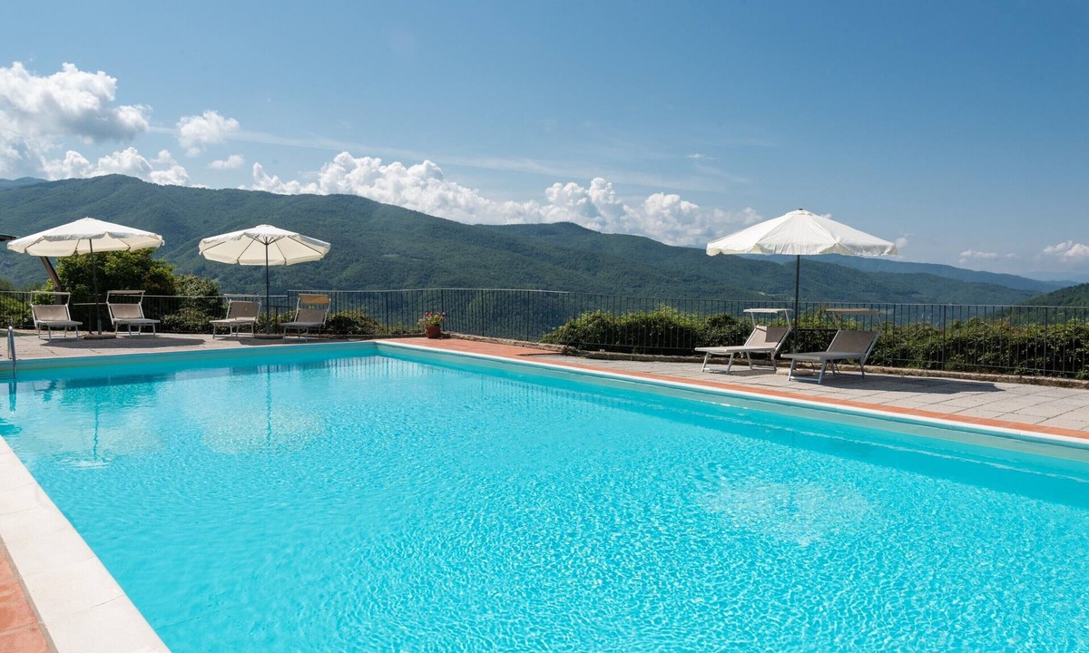 Dicomano House | Universal Harmony - Nibbio Farmhouse with Mountain View and Shared Pool