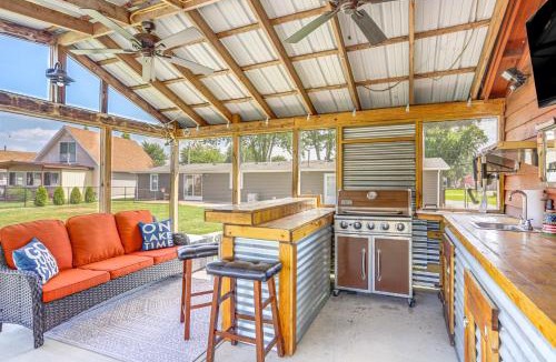 Port Clinton House | 75' Private Dock! Waterfront Nugent's Canal Home