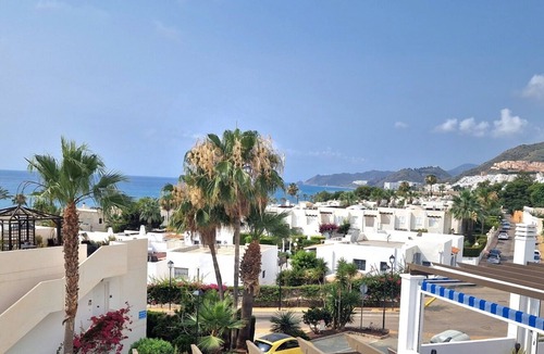 La Parata Apartment | Apartment in Mojacar Playa with large terrace, UKTV, WiFi & parking. Lift access