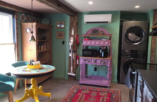 Danielson Other | Colorful 3-bedroom farmhouse downtown walkable with AC