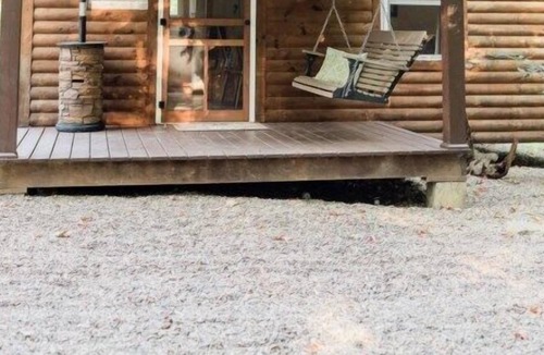 Apple Creek Cabin | Fire Pit Private Cabins Retreat In The Woods!