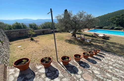 Baiano Apartment | Huge manor close to Spoleto - Barbeque and Private swimming pool