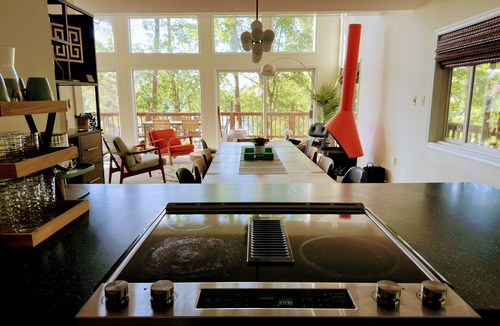 Chesapeake Ranch Estates-Drum Point House | Lakefront A-Frame: Private Dock, Kayaks & Sauna – Sleeps 12, Chesapeake Bay