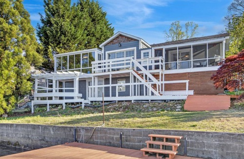 Greenville - Spartanburg House | Lakefront Paradise w Private Dock & Stunning Views