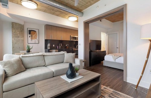 Baileys Crossroads Apartment | Landing | Chic 1BD, Game Room, Gym