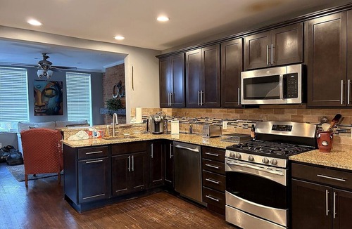 Downtown Baltimore House | Lovely basement bedroom in townhome with AC in vibrant Baltimore
