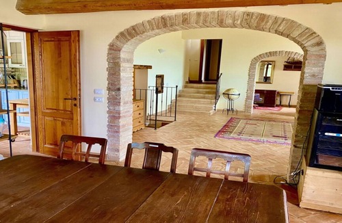 Quadro Villa | Luxury traditional Villa & private infinity pool. Stunning views of Todi. Piano