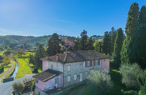 San Michele di Moriano Villa | Nice apartment in villa for 4 people with WIFI, A/C, pool, TV and patio