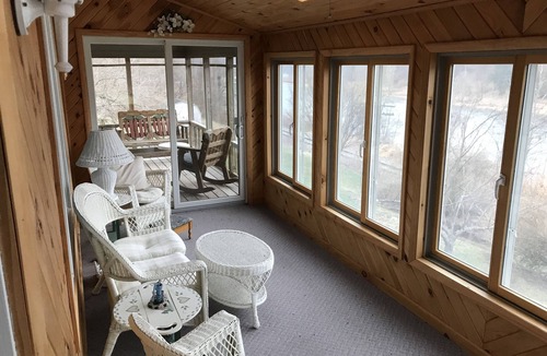 Fishs Eddy House | On the Delaware River, beautiful views, fishing, kayaking, floating, swimming