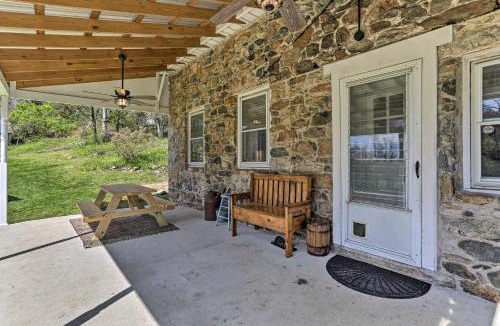 Hellertown House | Patio & Fire Pit: Idyllic Cottage in Hellertown!