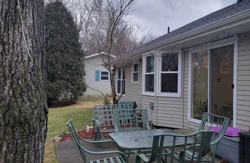Goshen House | Peaceful riverfront home, 3 bedroom, sleeps 6, in Elkhart.