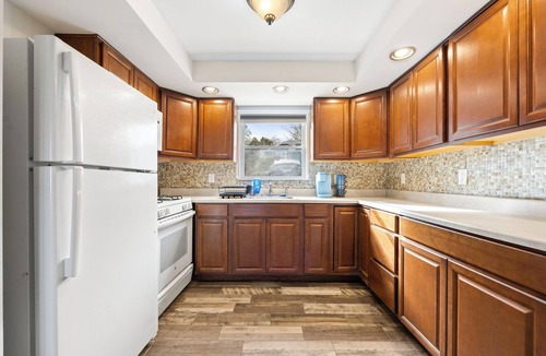 Peach Lake House | Pet Friendly Lake Cottage w/Fireplace & Fire Pit W/D