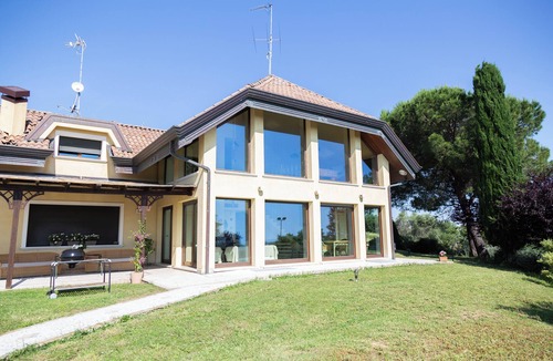 Misano Adriatico Villa | Portion of Villa with Pool