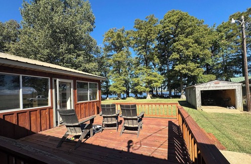 Samburg House | Pristine Lakefront Home has lots of space and amazing views.
