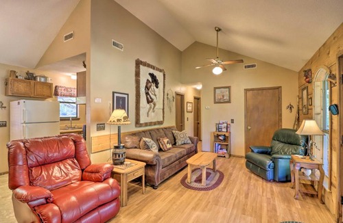 Boswell House | Private Riverfront Cabin with Ozark Mountain View!