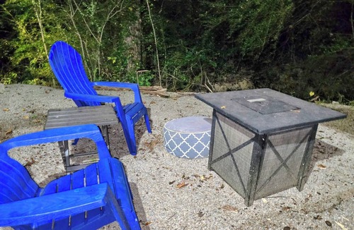 Brundidge House | Quaint Backyard Tiny House 1-bedroom with Fire Pit, WiFi, in quiet Brundidge