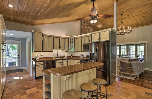 Burnsville Cabin | Relax Fireside: Burnsville Gem w/Game Room & Deck