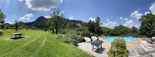 Marzabotto Villa | “SPArisio” CASA IN SASSO CON PISCINA E CAMPO DA TENNIS