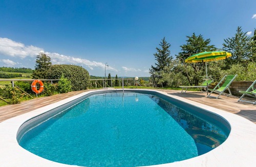 San Gimignano Villa | Stunning villa with A/C, WIFI, private pool, TV, patio, pets allowed and panoramic view