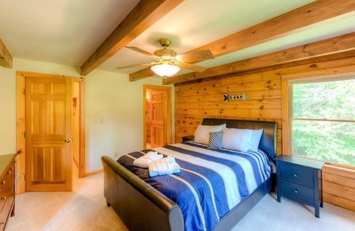 Livingston House | Three-story dog-friendly home with large deck, wood swing, firepit, lawn, & more