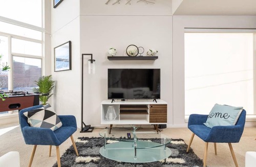 Downtown Indianapolis House | TWO Modern Penthouses on Mass by CozySuites