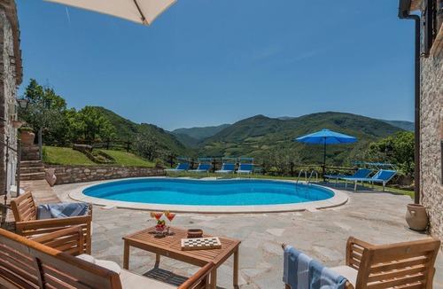Acqualagna Villa | Villa Colombaia - Private villa, 3 bedrooms, pool, A/C, wifi, pets, Marche