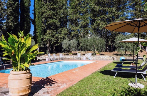 Poggiarello Villa | Wonderful private villa with WIFI, A/C, private pool, patio and panoramic view, close to Siena