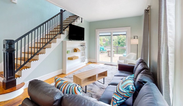 1900s home with river views, updated interior, deck, and gas grill - near parks
