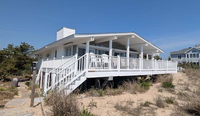 4 bedroom oceanfront home on a private beach!