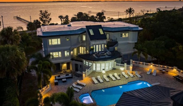 9K SF Waterfront Mansion, Pool, Boat Dock, Theater
