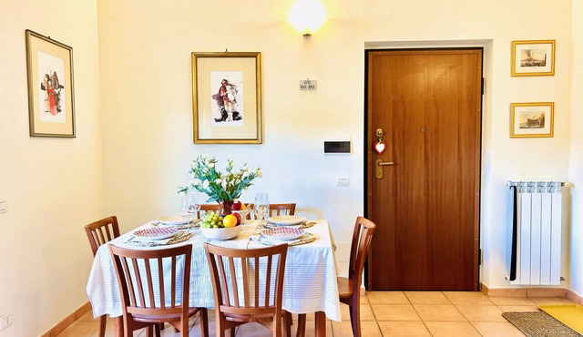 Apartment in Fiuggi for a family of 4 with mountain views