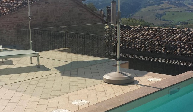 Apartment with a fantastic view in the historic town center