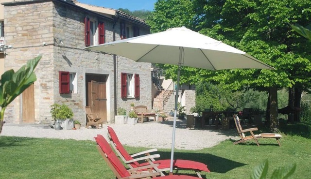 Beautiful agriturismo with stunning view of vineyards and mountains. Francesco.