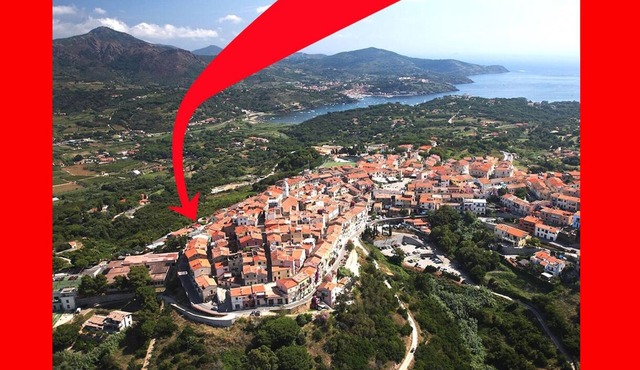 BEAUTIFUL INDEPENDENT VILLETTA SEA VIEW private parking + air conditioning
