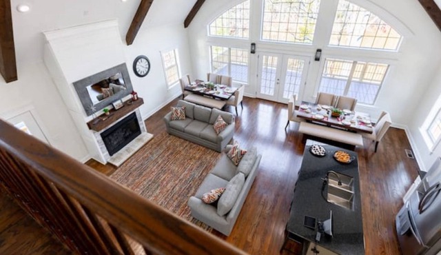 Beautiful, new home in seclulded area located overlooking a 2-acre pond.