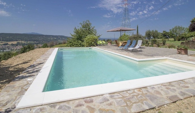 Beautiful private villa for 14 people with private pool, WIFI, TV, patio, panoramic view and par...