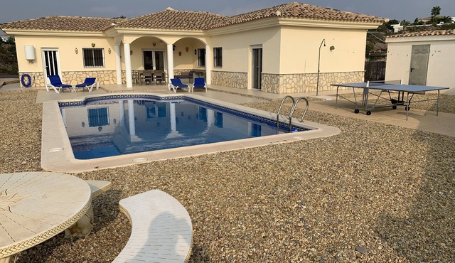 Beautiful spacious 3 bedroom villa with private pool and fantastic view