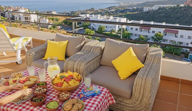 Blue ark: Exceptional sea view villa, luxury, fiber, pool, close beaches & golfs