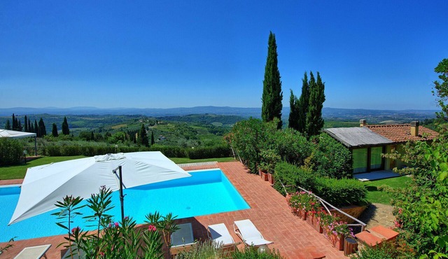 Casa Lucia - swimming pool, hills of Chianti, Tuscany
