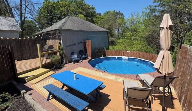 Charming 3-bedroom house with a Pool, WiFi, AC 5 minutes from the Dreams Park