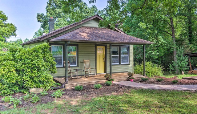 Charming Morganton Hideaway w/Porch + Deck!
