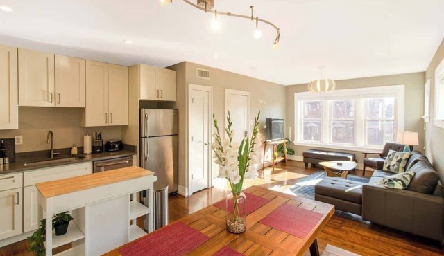 Chic Minimalist Gem w/Fenced Backyard + W/D